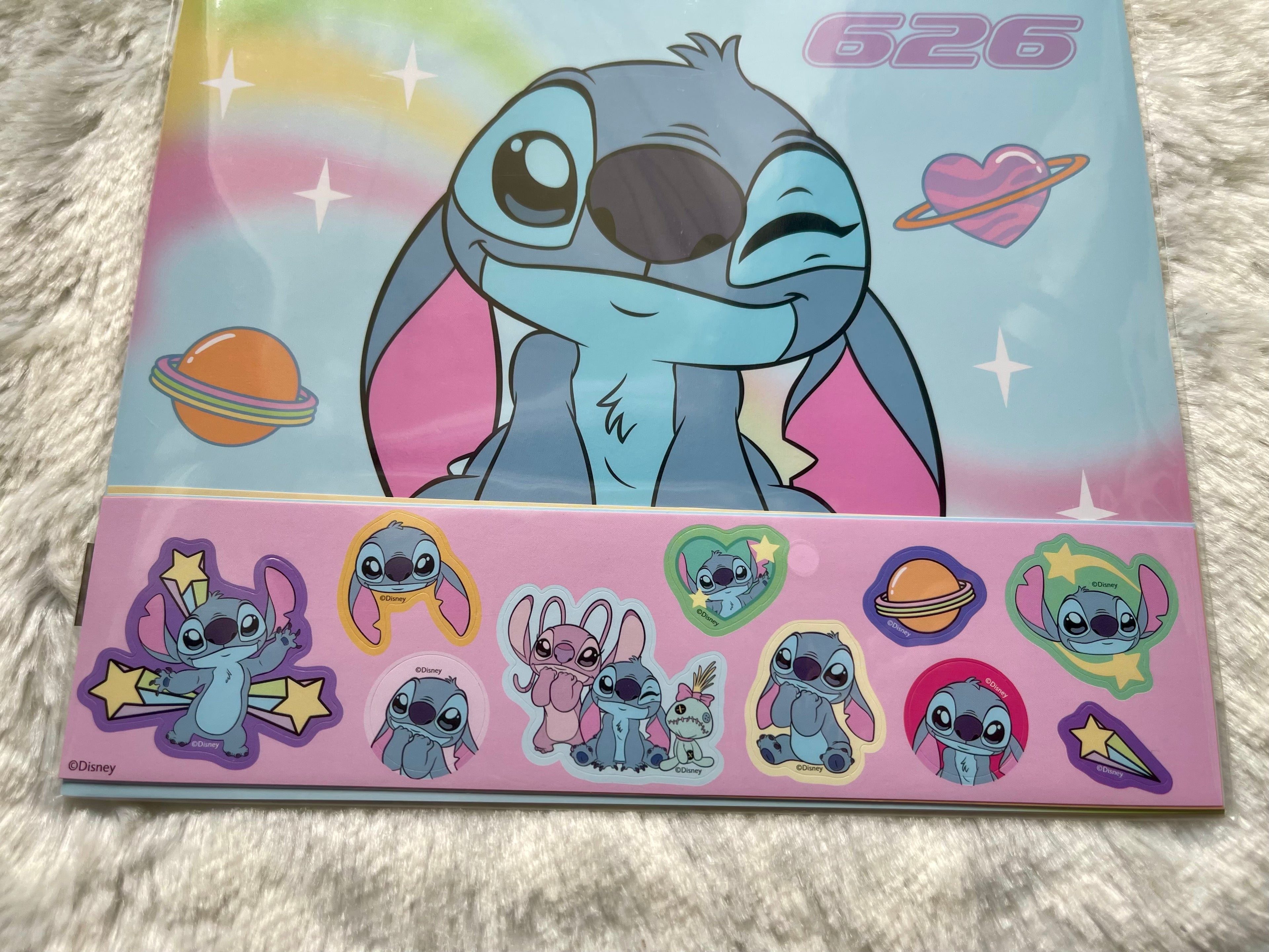 Disney Stitch Stickerheft mit 50 Stickern