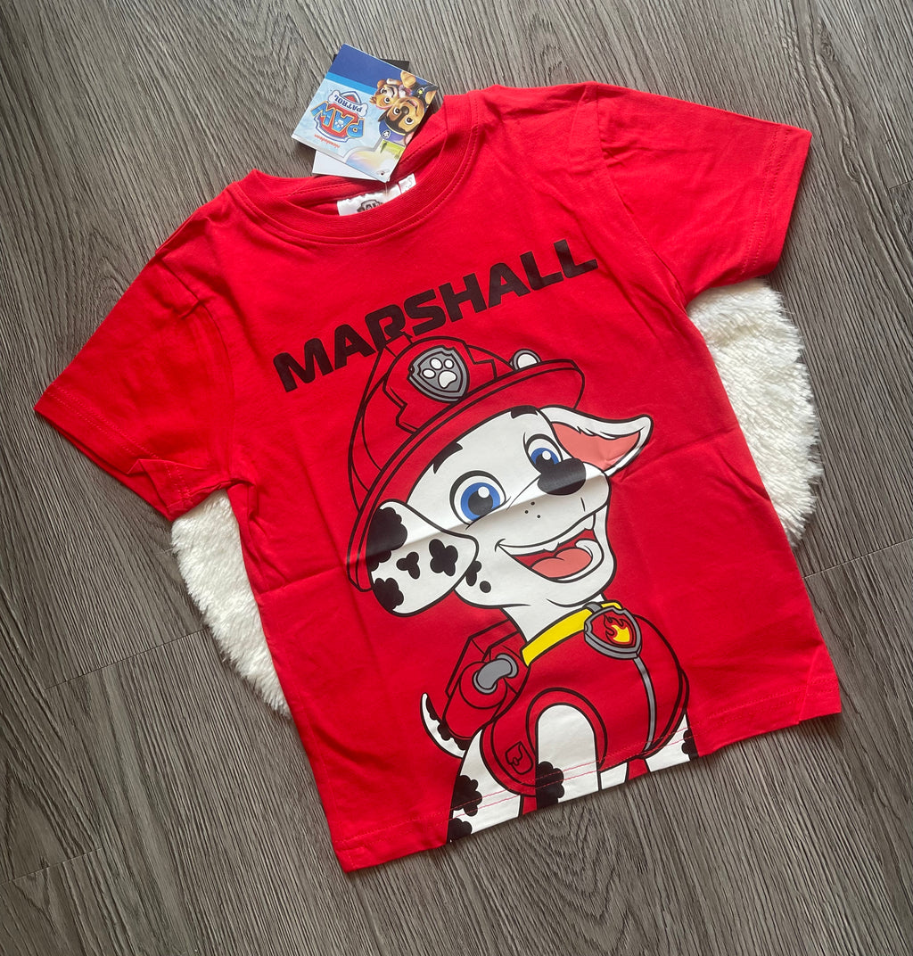 Paw Patrol Marshall Jungen T-Shirt – Rot | Größen 98–110