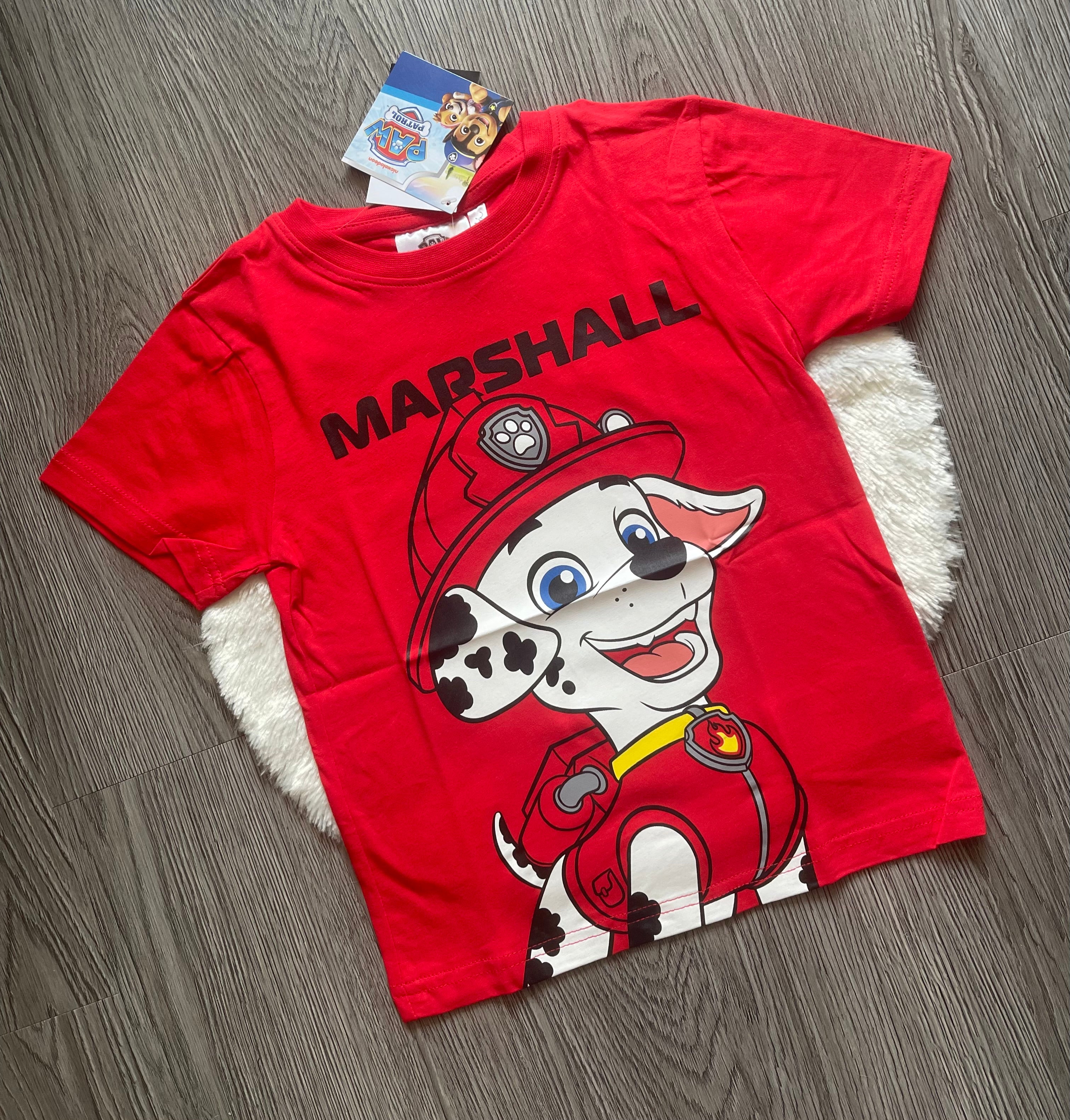 Paw Patrol Marshall Jungen T-Shirt – Rot | Größen 98–110