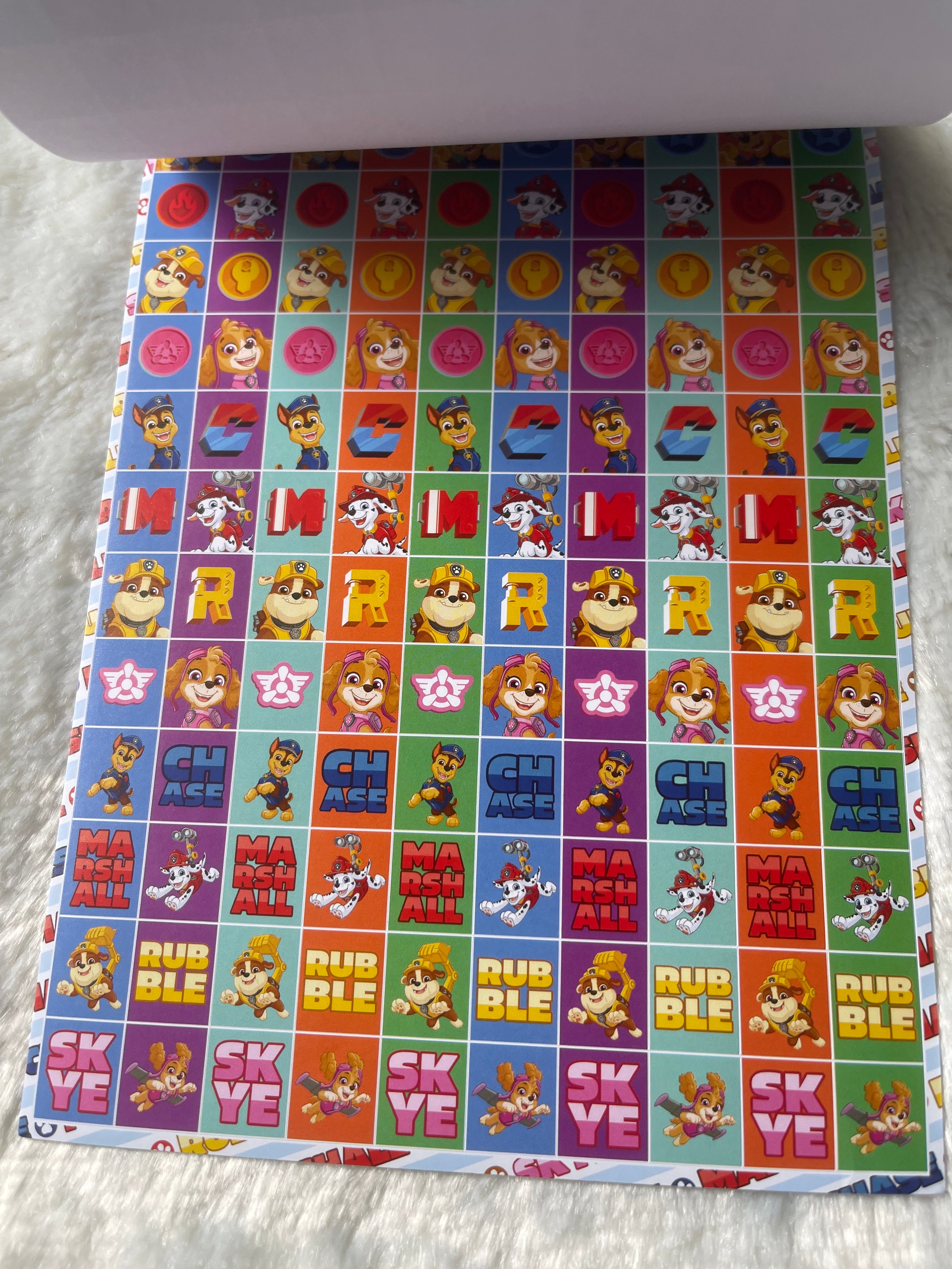 Paw Patrol Stickerblock mit bis zu 600 Stickern