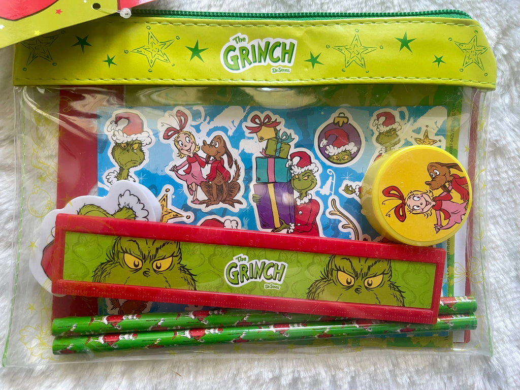 Der Grinch 9-teiliges Schreibwarenset