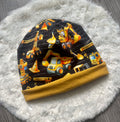 Handmade Beanie Baustellenfahrzeuge – Größe 52