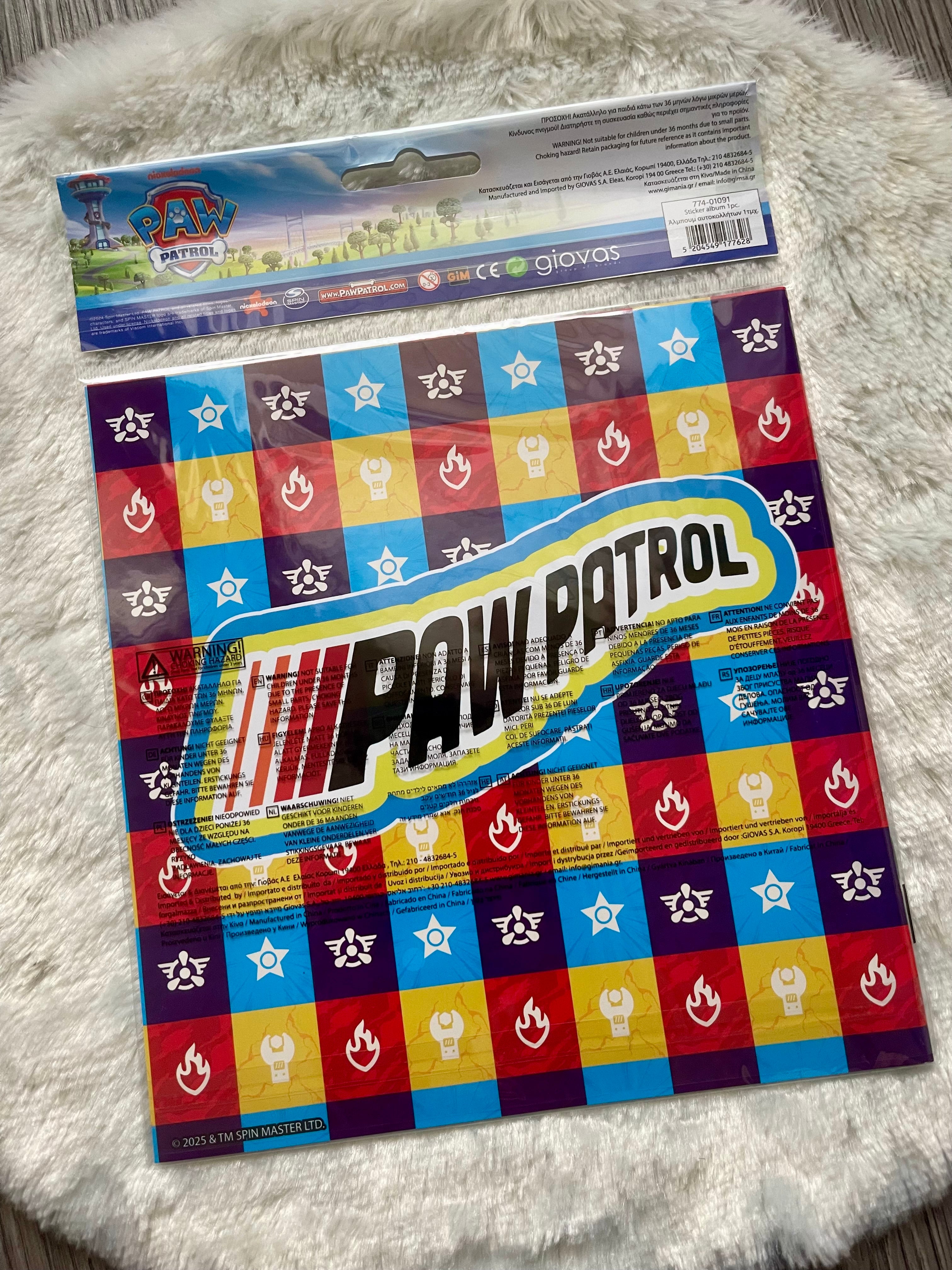Paw Patrol Stickerheft Ready for Action mit 50 Stickern