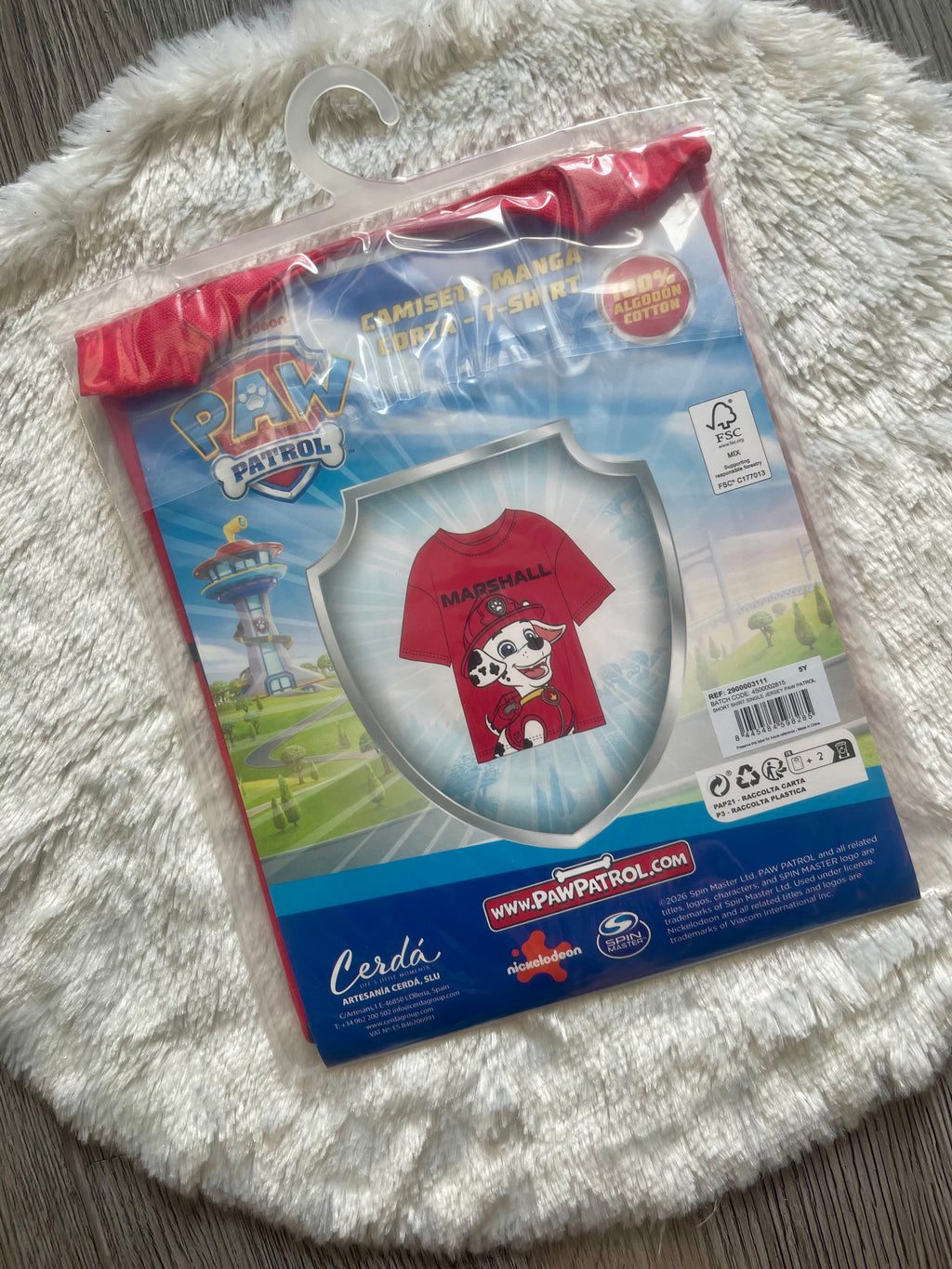 Paw Patrol Marshall Jungen T-Shirt – Rot | Größen 98–110