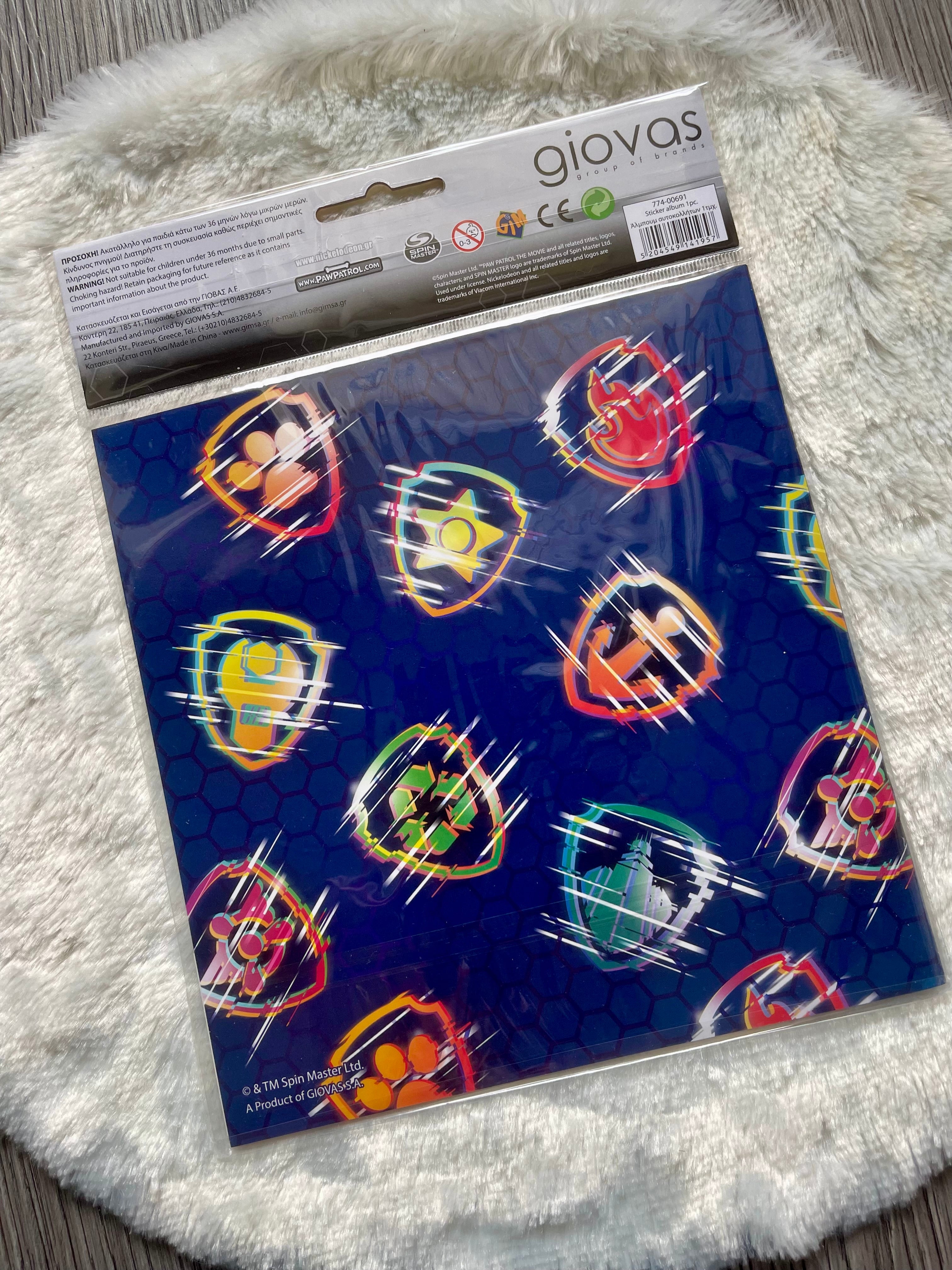Paw Patrol Stickeralbum mit 50 Stickern