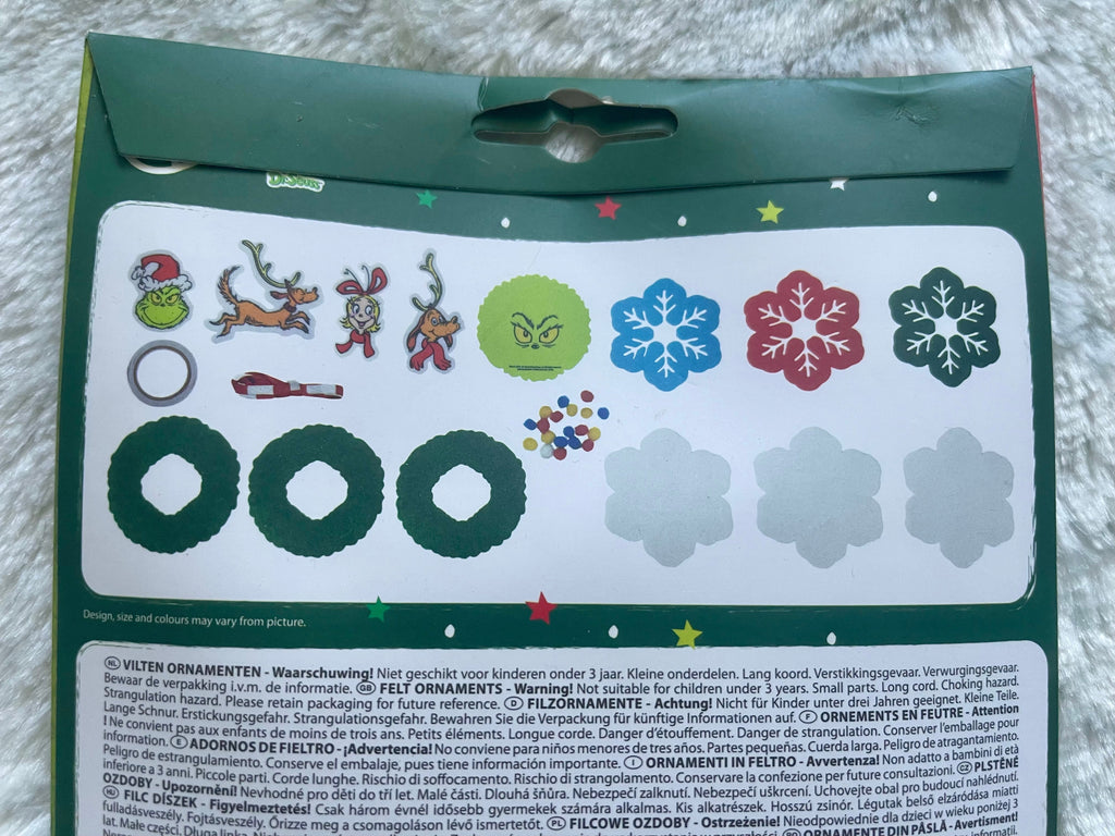 Der Grinch Weihnachtsbaumschmuck 5-teilig Bastelset