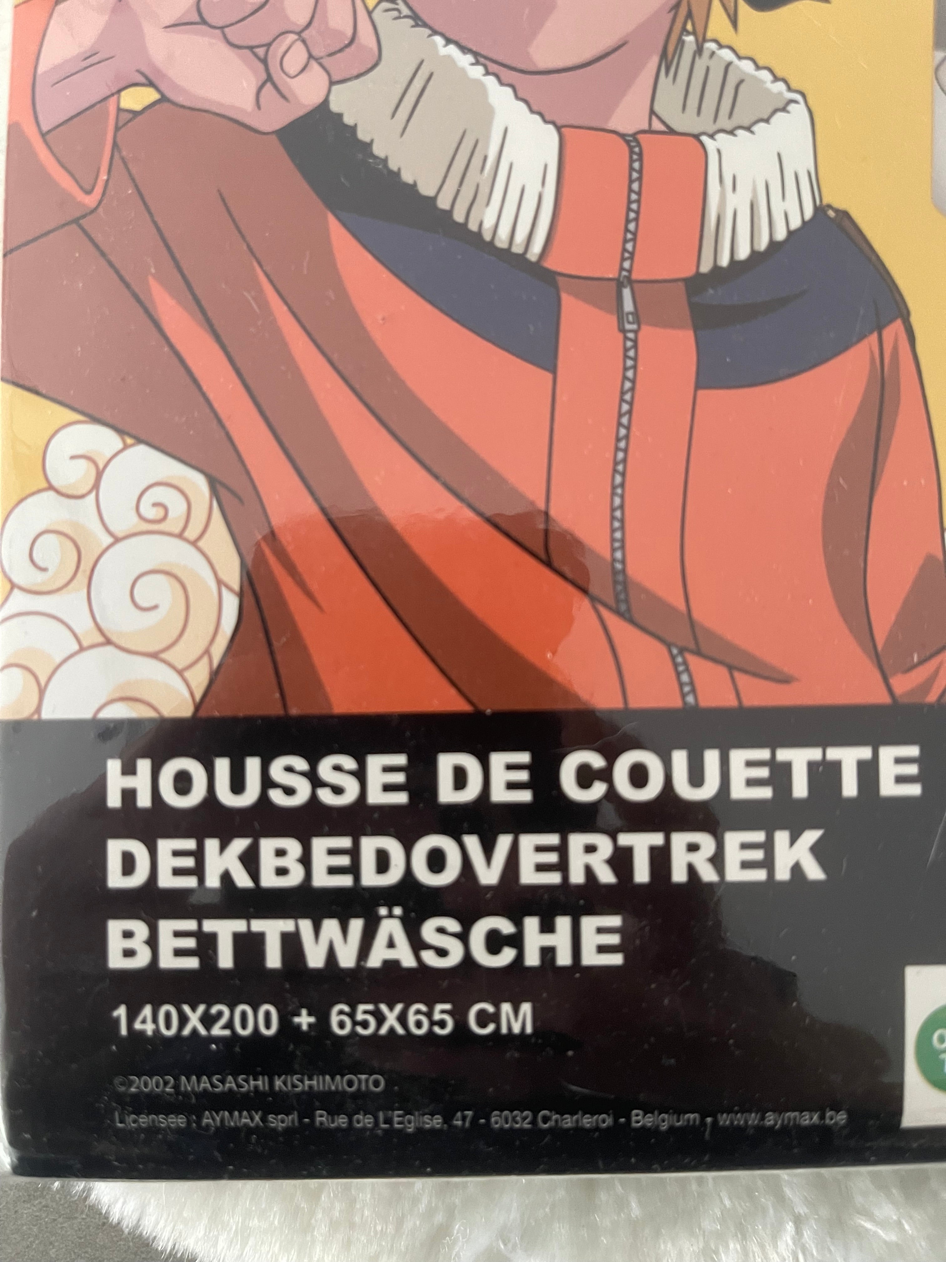 Naruto Bettwäsche-Set – 140 × 200 cm + 65 × 65 cm