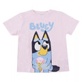 Bluey Mädchen T-Shirt mit Eismotiv – Rosa | Größen 98–110