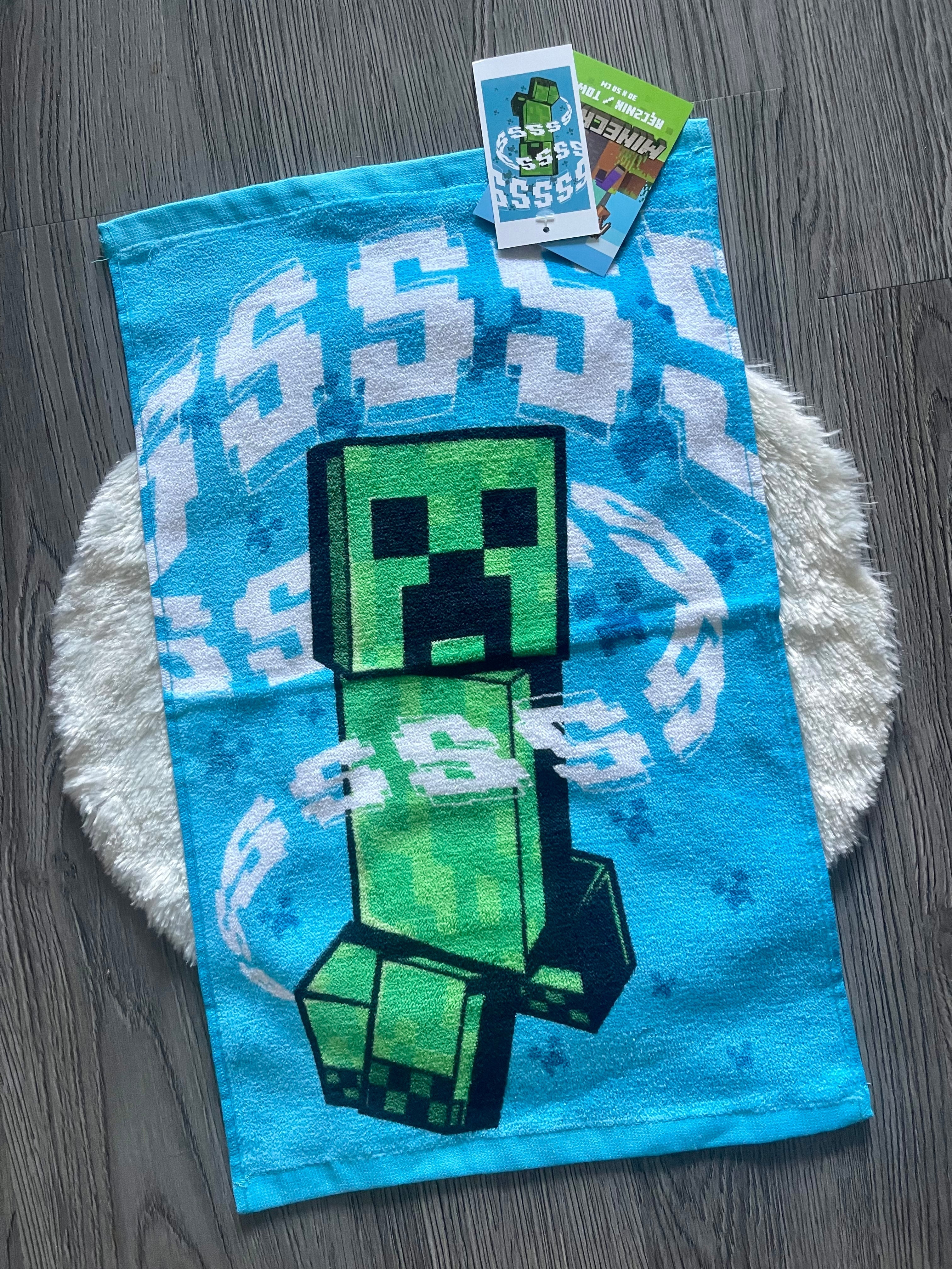 Minecraft Gesichts-/Handtuch 30x50cm – Creeper SSSS