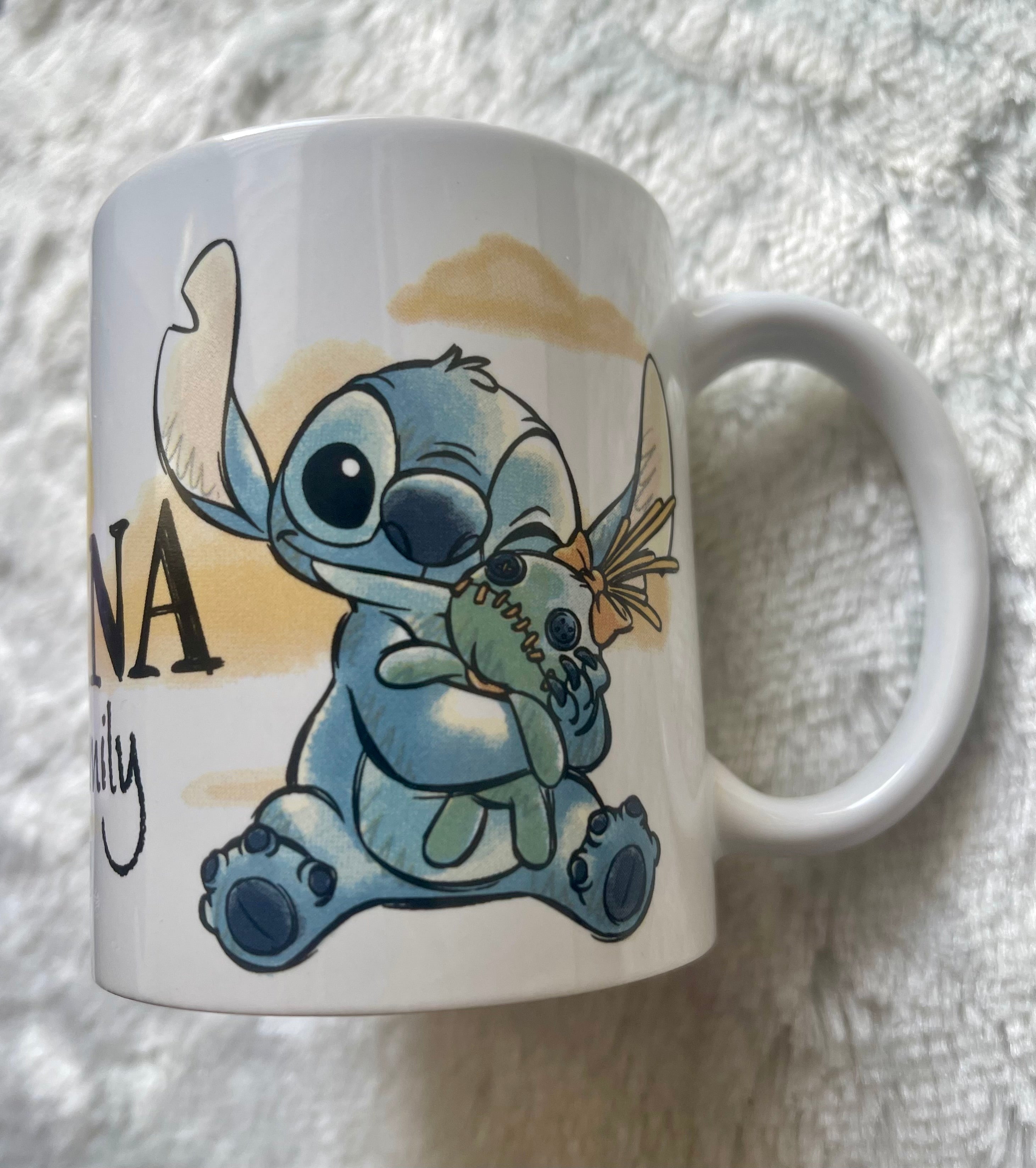 Disney Stitch Keramik-Tasse 325 ml – Ohana Means Family