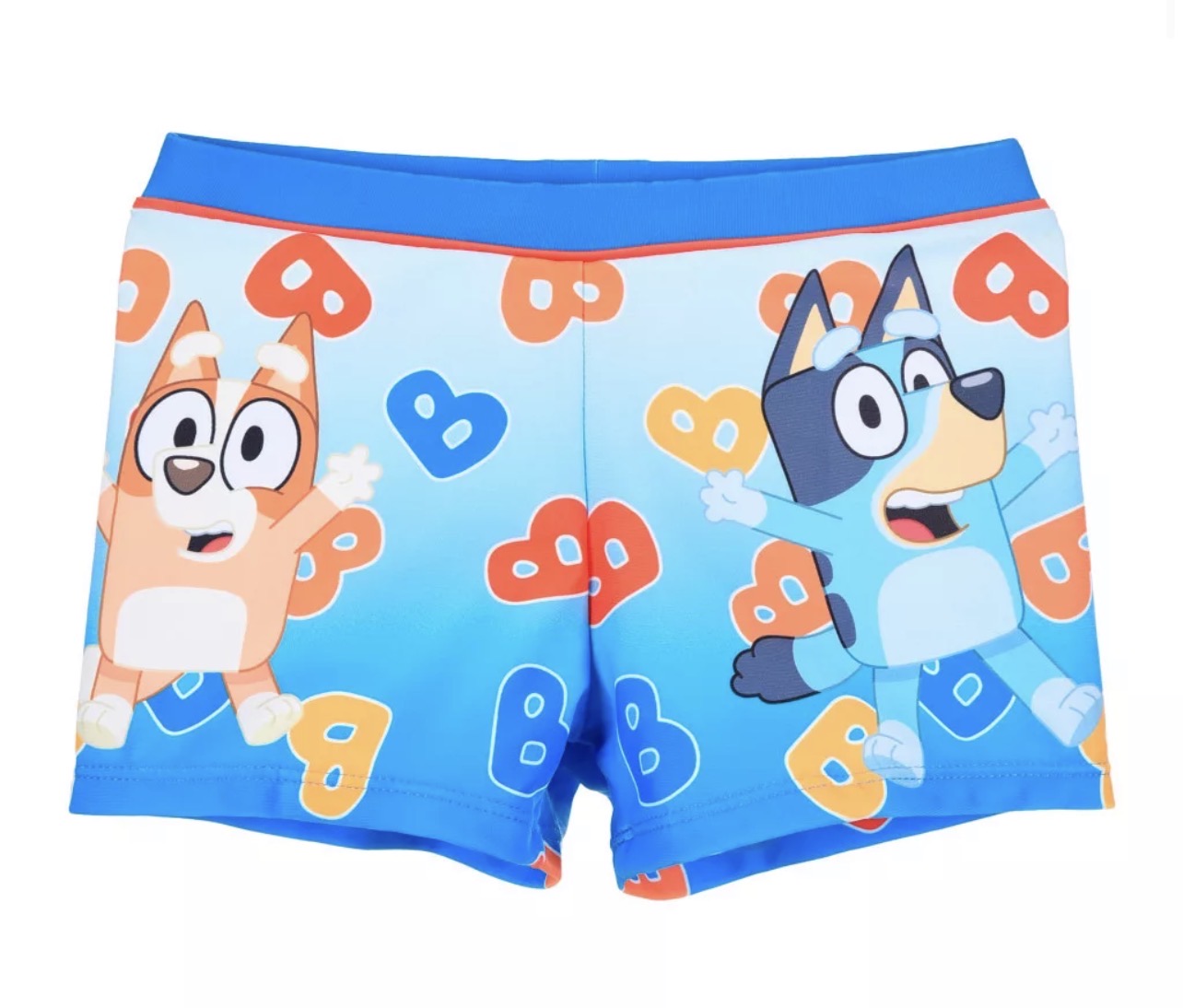 Bluey Jungen Badehose – Rot & Blau | Größen 98–116