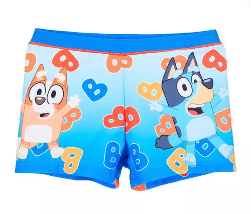 Bluey Jungen Badehose – Rot & Blau | Größen 98–116