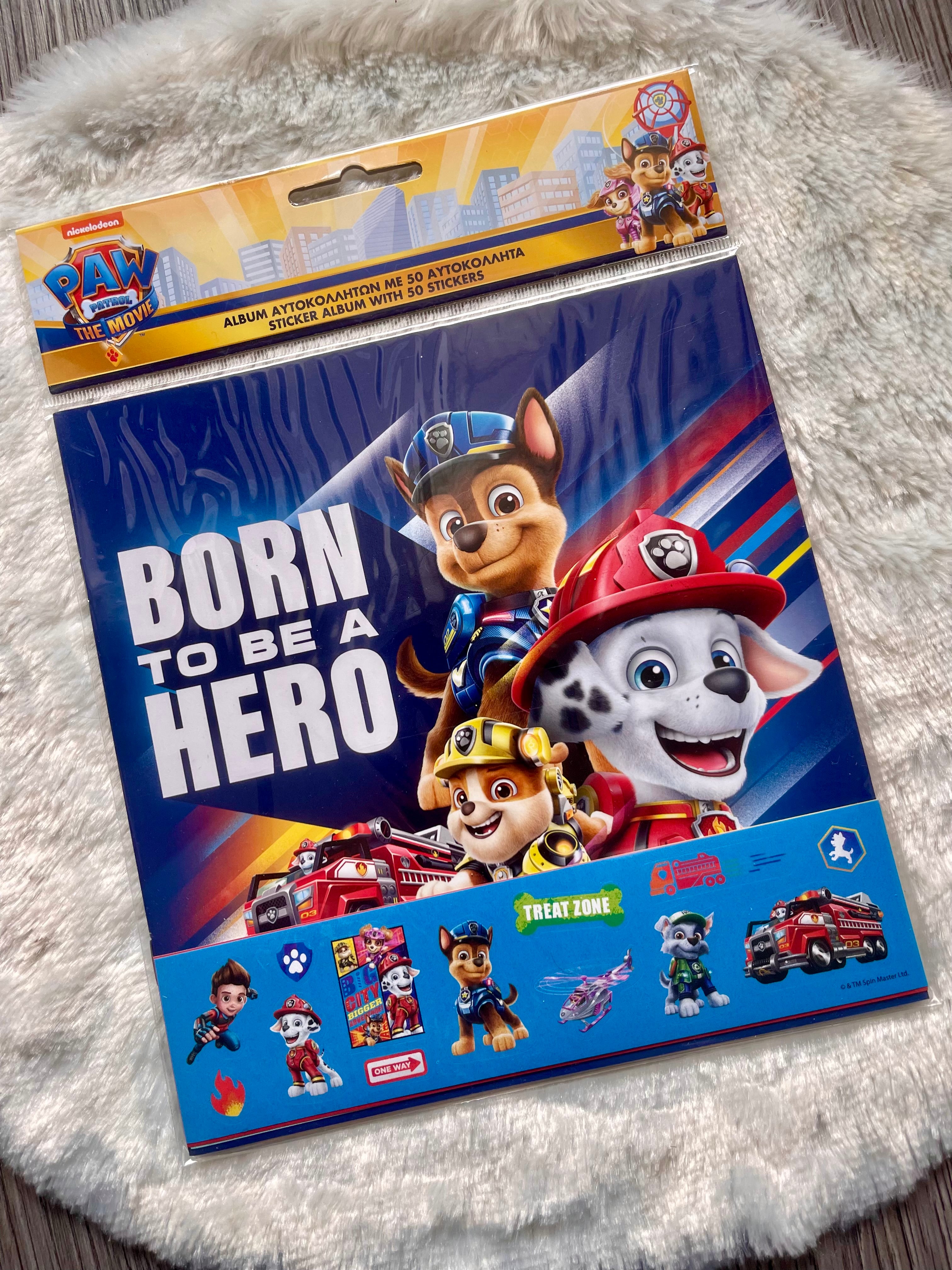 Paw Patrol Stickeralbum mit 50 Stickern