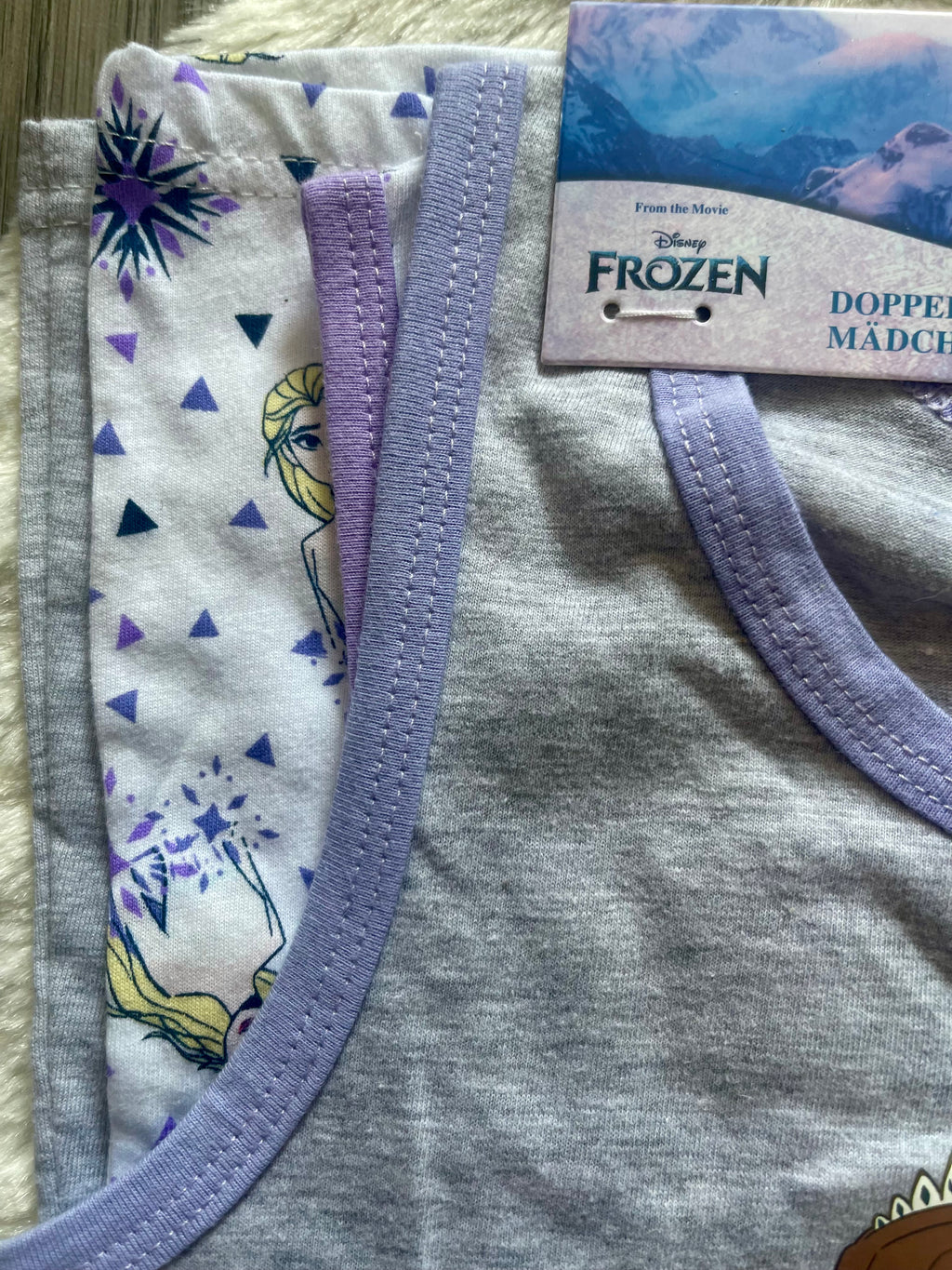 Disney Frozen Mädchen Unterhemden 2er-Pack – Gr. 134/140