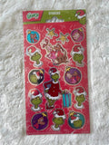 Der Grinch Sticker Bogen